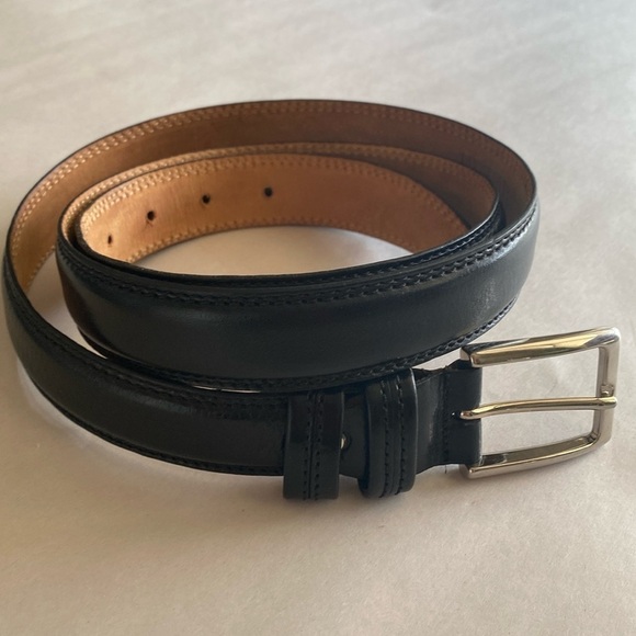maximilian leather Other - Maximilian leather Belt Black Men’s solid brass buckle 48’ Made in Italy Classic